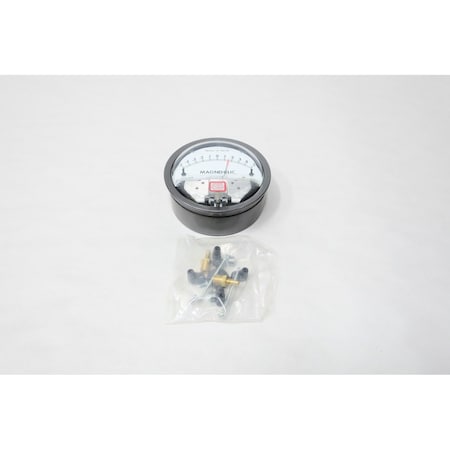 Dwyer Instruments MAGNEHELIC 0.5-0-0.5IN-H2O 4IN 1/8IN NPT PRESSURE GAUGE 2301